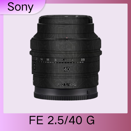 Lentes Sony  FE40F2.5 G  - Pele câmera, adesivo câmera - com alta resistência a arranhões, à prova d'água e com design elegante.